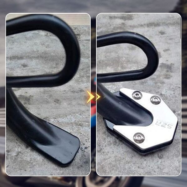 BalanceGuard - Motorcycle Side Stand Extension Plate Foot Support Pad