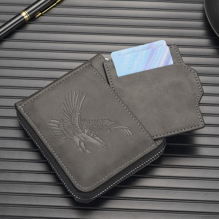 Shawn - Luxury Wallet with Eagle Embossing
