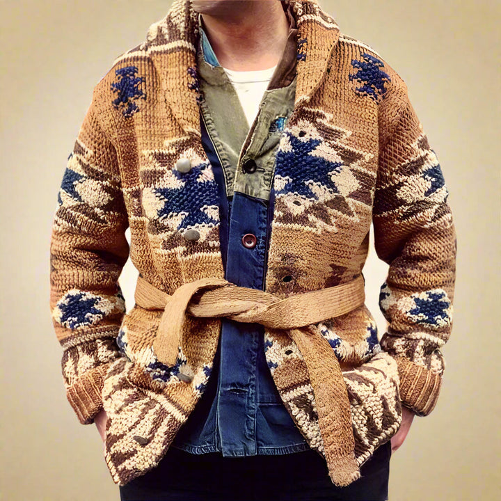 Yamen - Vintage Warm Knitted Cardigan