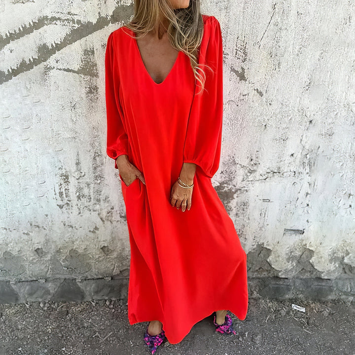 Willeke - Long Dress With Pockets And Slit